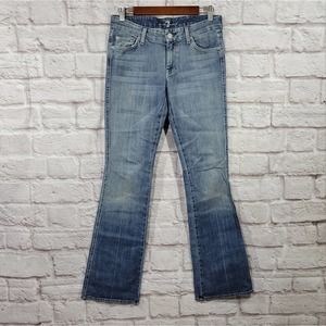 Women's Classic Blue Boot Cut Jeans